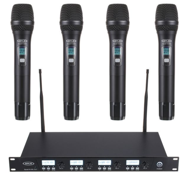 MICRO HF - Sirus Quad 4H470 <>- Microphones Sans Fil Polyvalents