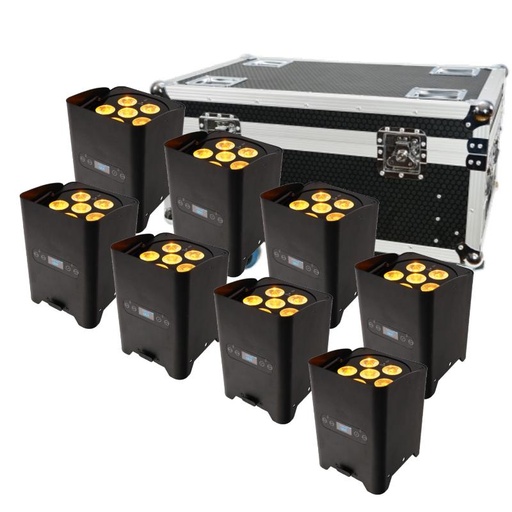 FOS - LUMINUS PRO ( Kit 8 pièces) <>Éclairage LED Autonome